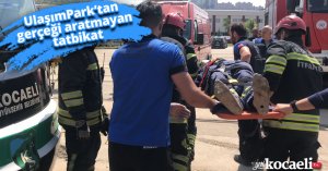 UlaşımPark’tan gerçeği aratmayan tatbikat