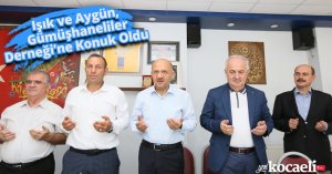 Işık ve Aygün, Gümüşhaneliler Derneği’ne Konuk Oldu  