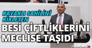 KAVAKLI SAHİLİNİ KİRLETEN BESİ ÇİFTLİKLERİNİ MECLİSE TAŞIDI