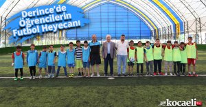 Derince’de Öğrencilerin Futbol Heyecanı