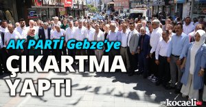 AK PARTİ 250 KİŞİ İLE SAHADA 