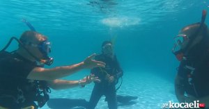 Geleceğin dalgıçlarının nefes kesen eğitimi