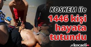 KOSKEM ile 1446 kişi hayata tutundu 
