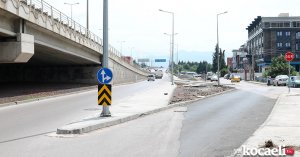 Konak Sokakta kavşak düzenlemesi yapıldı