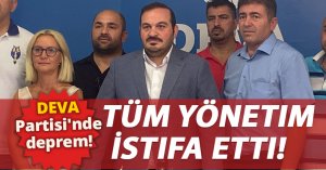 DEVA Partisi'nde deprem! Tüm Yönetim İstifa Etti!