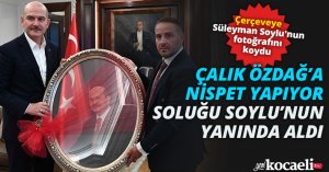 ÇALIK SOYLUYA NİSPET YAPIYOR, SOLUĞU SOYLU'NUN YANINDA ALDI