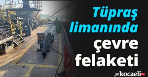 Tüpraş limanında çevre felaketi