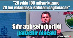 Sıfır atık seferberliği panzehir olacak!