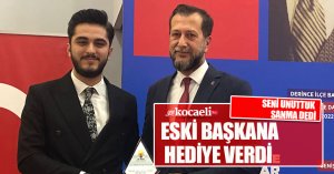  Merdan'dan Gülcan'a hediye