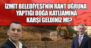 “YEŞİL ALANLARIMIZI TALAN EDEN ANLAYIŞA TEŞEKKÜR EDİYORSUNUZ…”