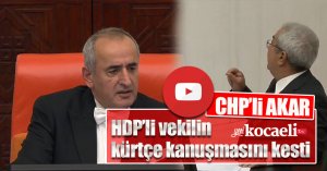 Akar, HDP’li Taşçıer’in Kürtçe yapmak istediği konuşmayı kesti