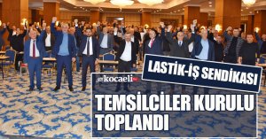LASTİK-İŞ SENDİKASI TEMSİLCİLER KURULU TOPLANDI