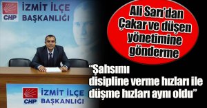 Ali Sarı; “Şahsımı disipline verme hızları ile düşme hızları aynı oldu”