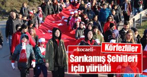 Körfezliler Sarıkamış Şehitleri için yürüdü