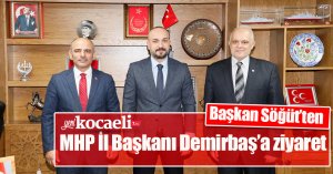 Başkan Söğüt’ten MHP İl Başkanı Demirbaş’a ziyaret