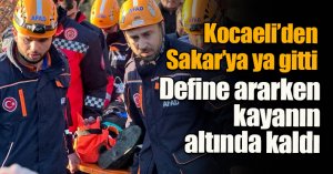 Define avcılarını, bir kişinin ayağına kaya düşmesi ele verdi