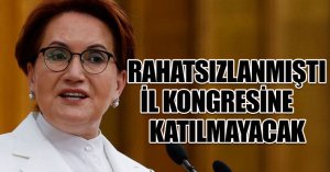 RAHATSIZLANMIŞTI İL KONGRESİNE KATILMAYACAK 