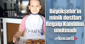 Büyükşehir’in minik dostları Regaip Kandilini unutmadı