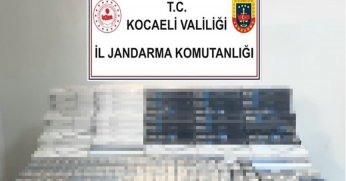 Kocaeli'de bin 280 paket kaçak sigara ele geçirildi