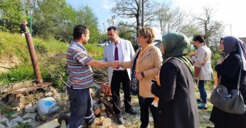 Özdemir’e Gebze’nin köylerinde sıcak ilgi