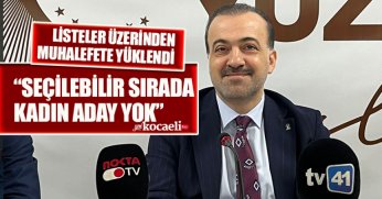 MUHALEFETE YÜKLENDİ “SEÇİLEBİLİR SIRADA KADIN ADAY YOK”
