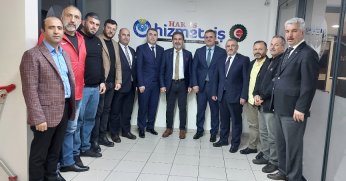  YENİDEN REFAH PARTİSİNDEN HİZMET-İŞ SENDİKASINA ZİYARET.        