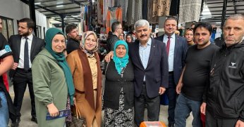 Sadettin Hülagü pazarı gezdi