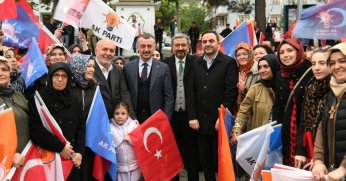 Başiskele’de AK Parti coşkusu