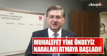 MUHALEFET YİNE ÖNDEYİZ NARALARI ATMAYA BAŞLADI!