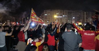 Kocaeli’de Galatasaraylılar şampiyonluğu coşkuyla kutladı