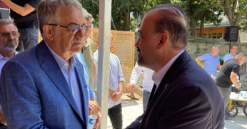 Talus, Yazıcı’nın cenazesine katıldı