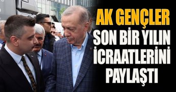 AK GENÇLER SON BİR YILIN İCRAATLERİNİ PAYLAŞTI
