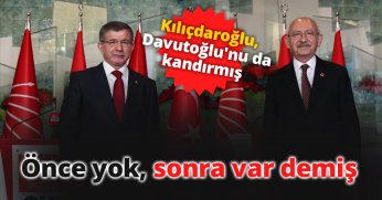 Kılıçdaroğlu, Davutoğlu'nu da kandırmış: Önce yok, sonra var demiş
