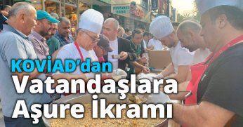 KOVİAD’dan Vatandaşlara Aşure İkramı