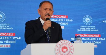 BAKAN ÖZHASEKİ “GÖLCÜK ANKETLERDE BAŞARILI ÇIKIYOR!”
