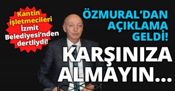  İZMİT BELEDİYESİ’Nİ HEDEF TAHTASINA KOYARAK HALKI KARŞINIZA ALMAYIN…