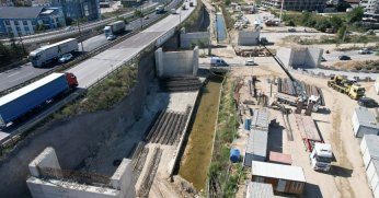 Yeşilova-Solaklar Kavşağı’na 155 adet fore kazık