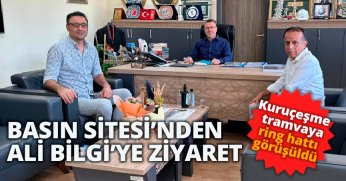 BASIN SİTESİ’NDEN ALİ BİLGİ’YE ZİYARET