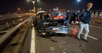 Kocaeli'de 4 araç birbirine girdi: 1 yaralı