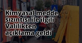 Valilikten açıklama geldi