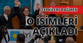 Meral Akşener, Körfez ve Dilovası adaylarını açıkladı!