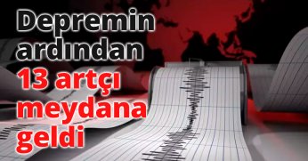 Gemlik Körfezi'ndeki depremin ardından 13 artçı sarsıntı meydana geldi