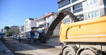 Yunus Emre Caddesi Asfalta Hazırlanıyor