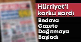 HÜRRİYET YİNE ALGI PEŞİNDE