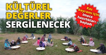 Kaz Bayramı için imece hazırlıkları başladı