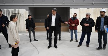 ÇAKIR VE KOCAMAN ÇALIŞMALARI YERİNDE İNCELEDİ