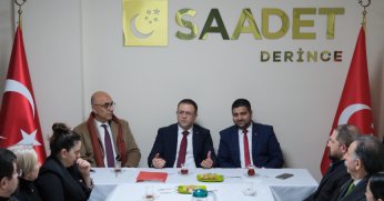 Sertif Gökçe’den Saadet ve DEVA Derince’ye ziyaret