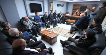 Rektör Cantürk’ten  KOVİAD’a Davet Ziyareti