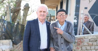 Başkan Aygün’den Toylar Muhtarı Binici’ye Ziyaret