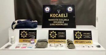 Kocaeli’nin 3 ilçesinde uyuşturucu operasyonu: 4 tutuklama
